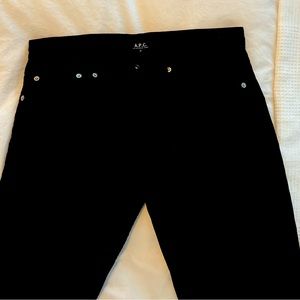 Mens A.P.C. Corduroy Jeans BLK SZ31